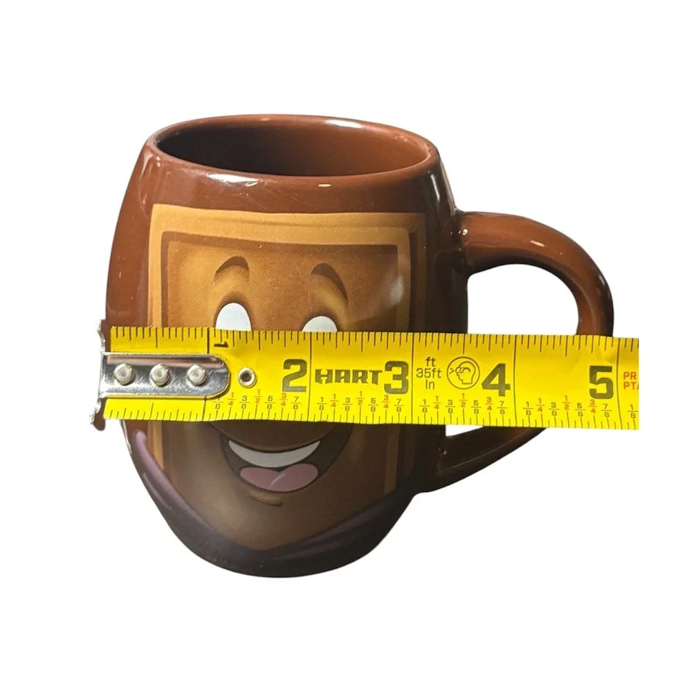 Hershey's‎ Chocolate World Happy Chocolate Bar Coffee Mug Brown Coffee Cute